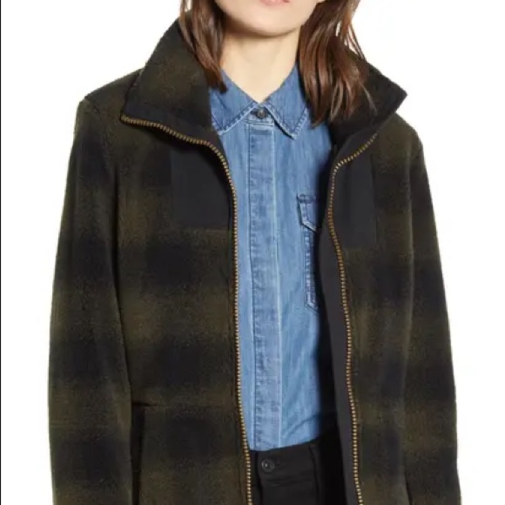 Pendleton Brooke Fleece Jacket In Olive Ombre